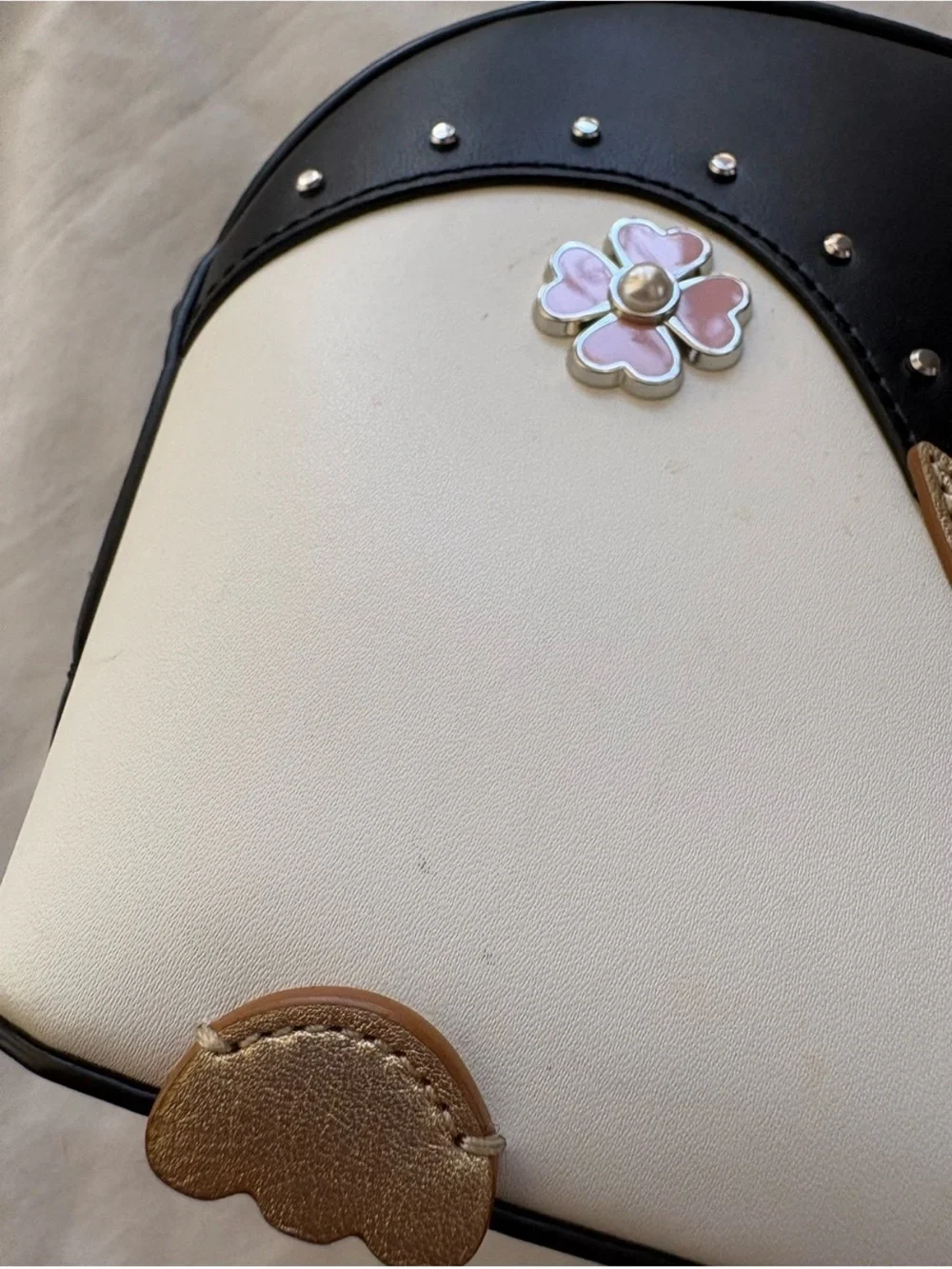 Kate Spade Penguin Crossbody Bag with Penguin Pouch- Black and White - Picture 2 of 13